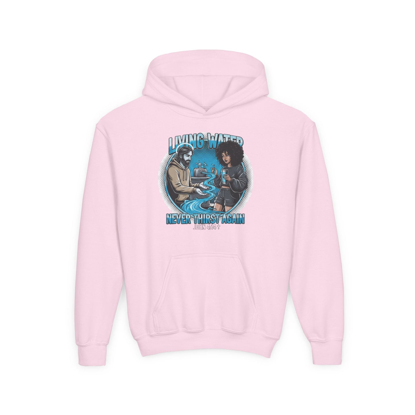 "Living Water" John 4:14 Youth Hoodie