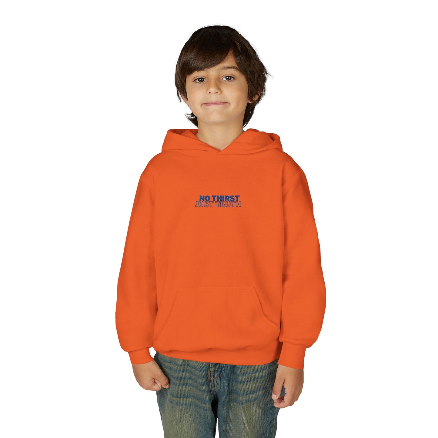 "No Thirst, Just Truth" John 4:14 Youth Hoodie