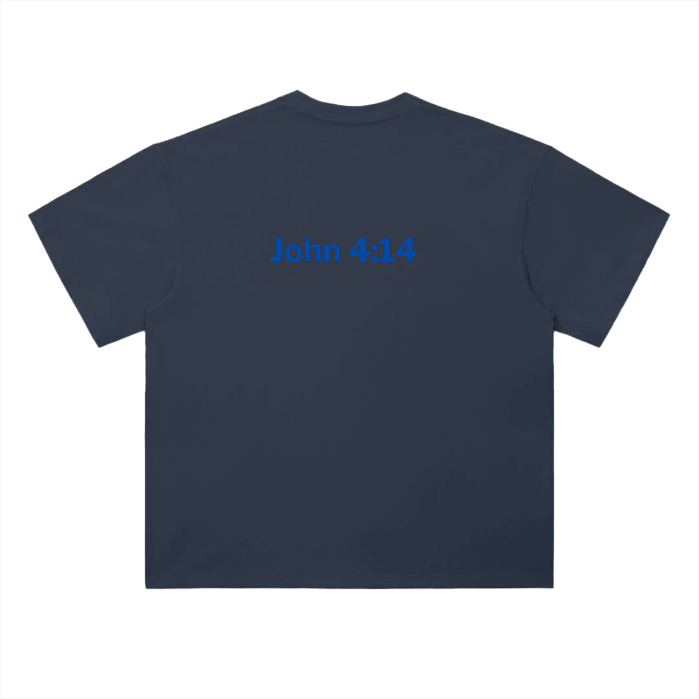 Wellspring of Trust - Never Thirst Again Heavyweight Drop Shoulder Cotton T-Shirt
