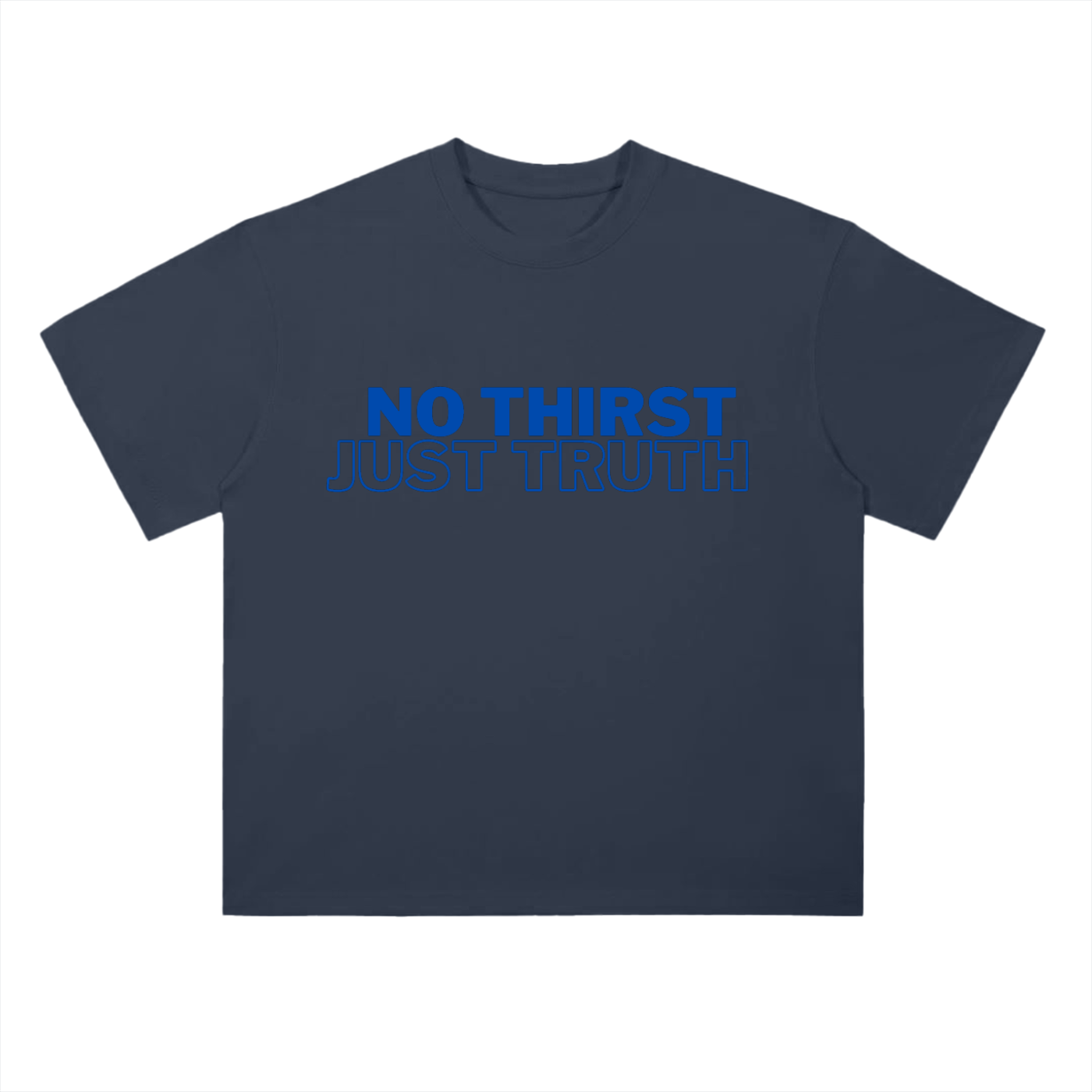 Wellspring of Trust - Never Thirst Again Heavyweight Drop Shoulder Cotton T-Shirt
