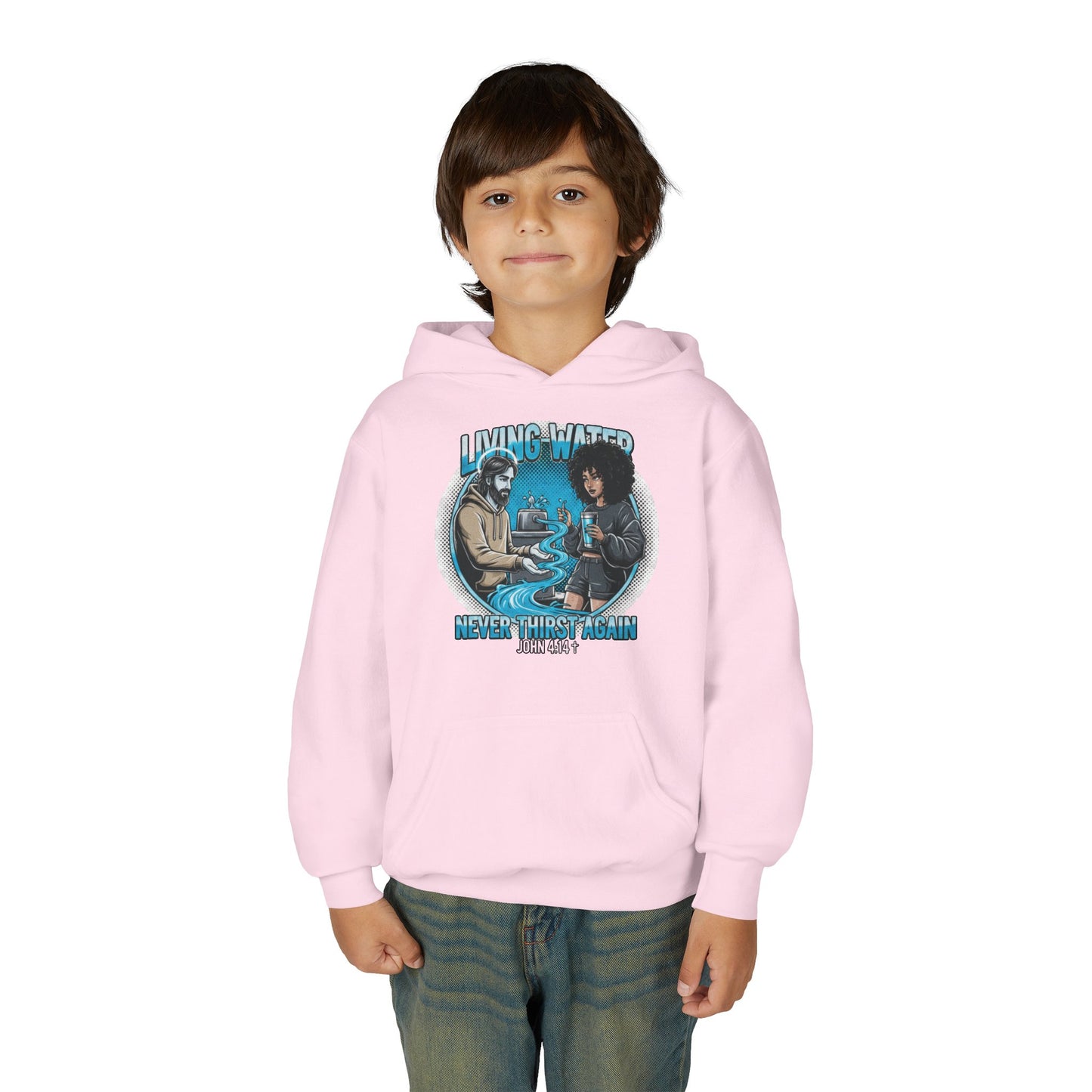 "Living Water" John 4:14 Youth Hoodie