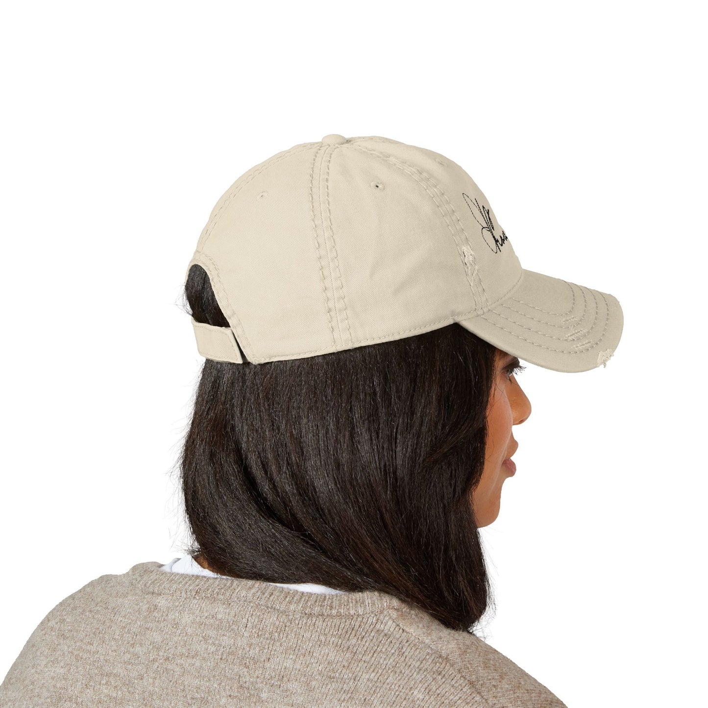 "Proverbs 31 Butterfly" Distressed Cap