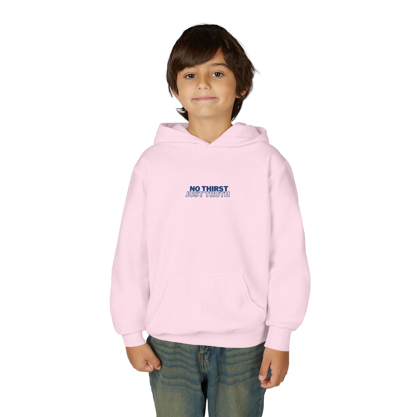 "No Thirst, Just Truth" John 4:14 Youth Hoodie