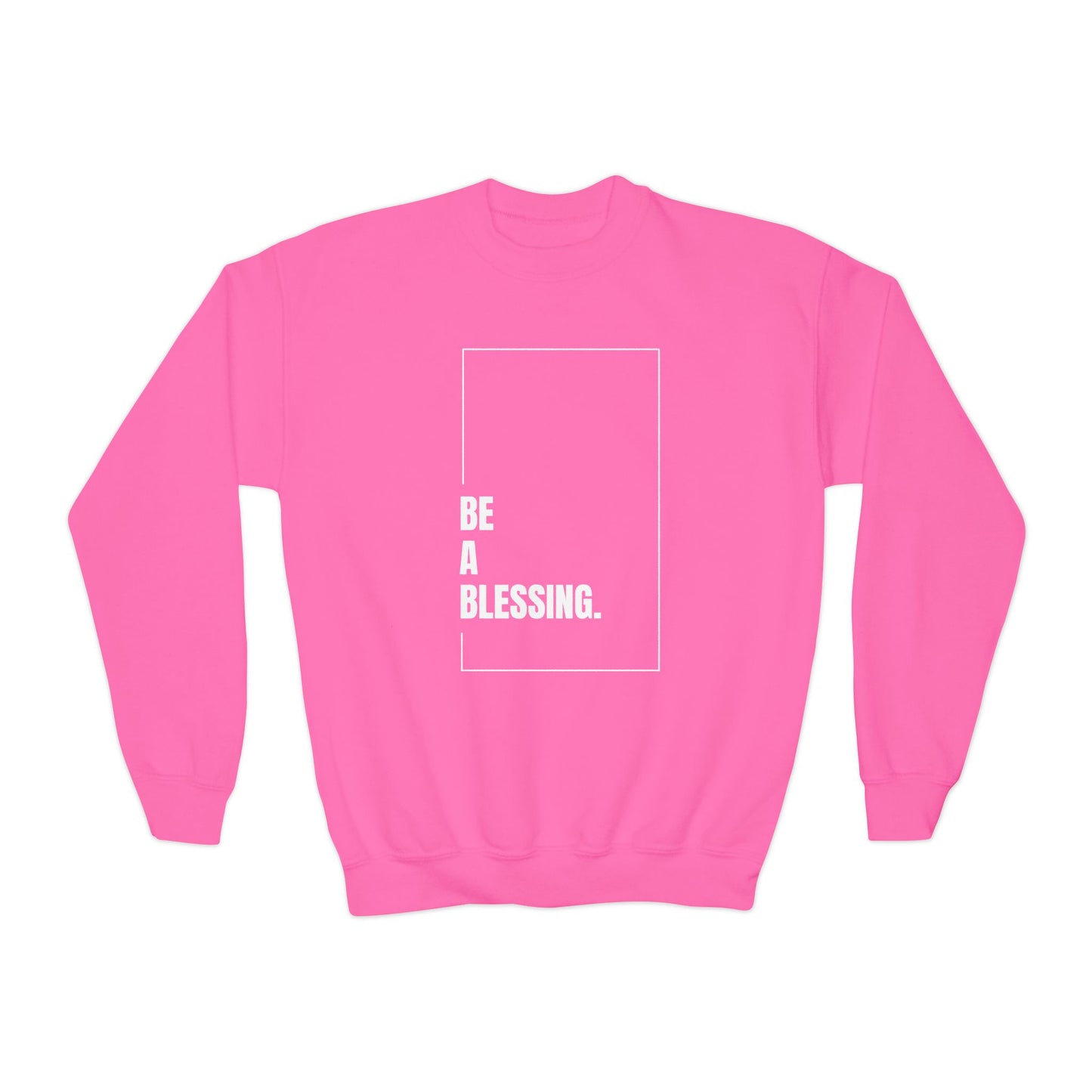 "Be A Blessing." Youth Crewneck Sweatshirt