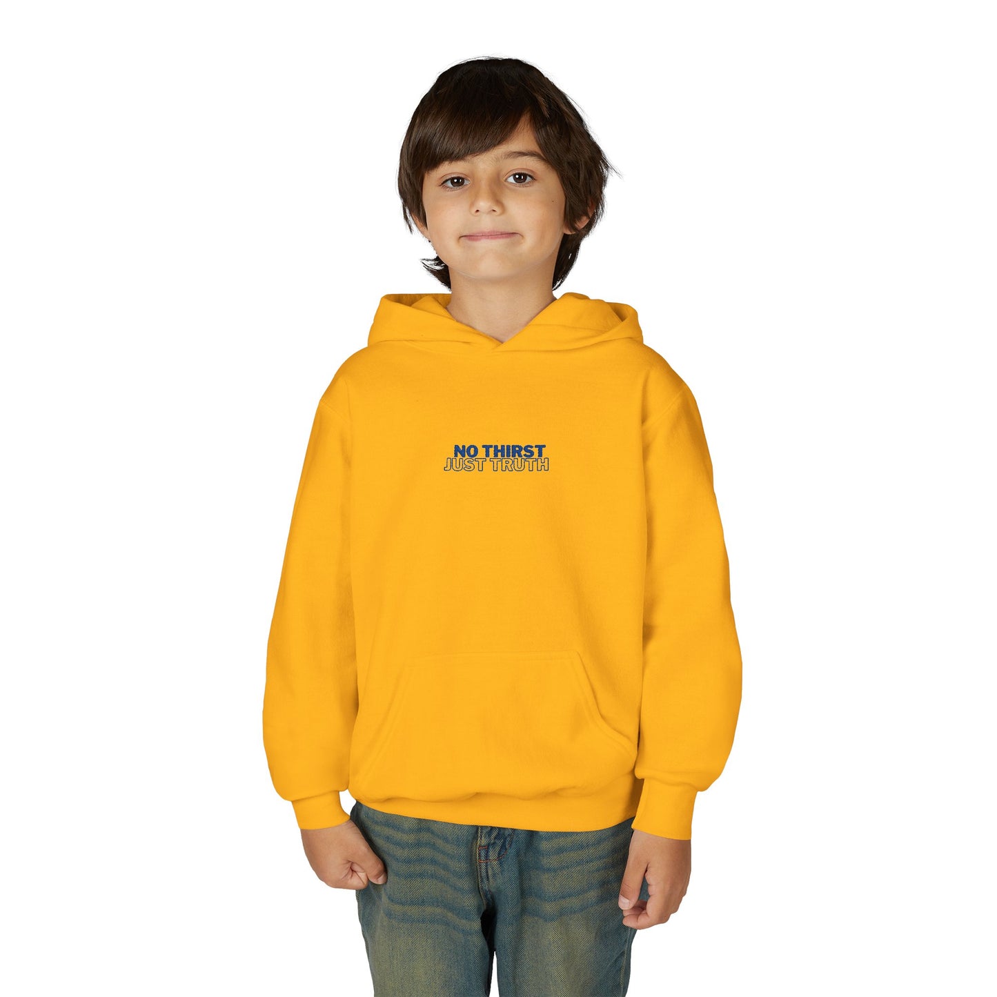 "No Thirst, Just Truth" John 4:14 Youth Hoodie