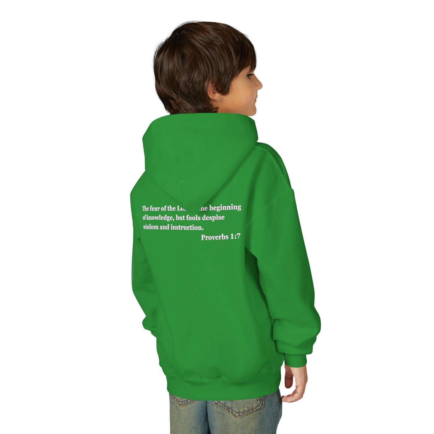 "Proverbs a Day" Retro Wisdom Youth Hoodie