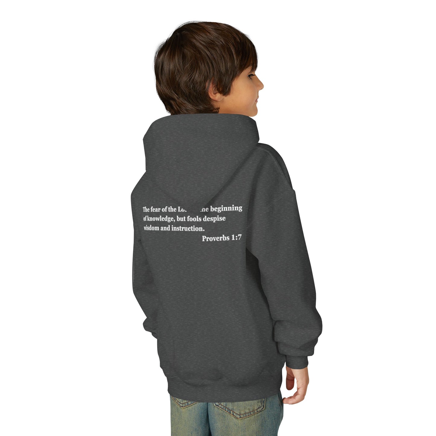"Proverbs a Day" Retro Wisdom Youth Hoodie