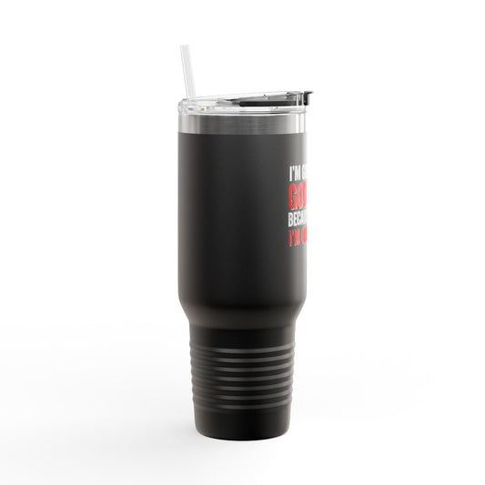 Insulated Travel Mug, 40oz | Motivational Coffee Cup | Funny Mug for Travel, Gifts for Him, Commuter Mug, Bible Quotes