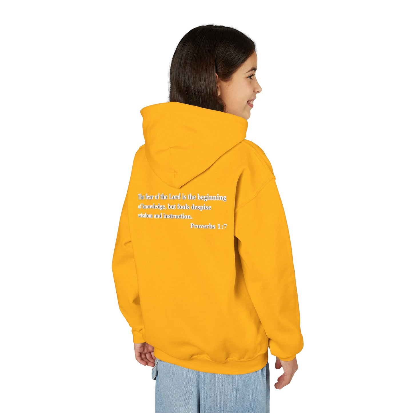 "Proverbs a Day" Retro Wisdom Youth Hoodie