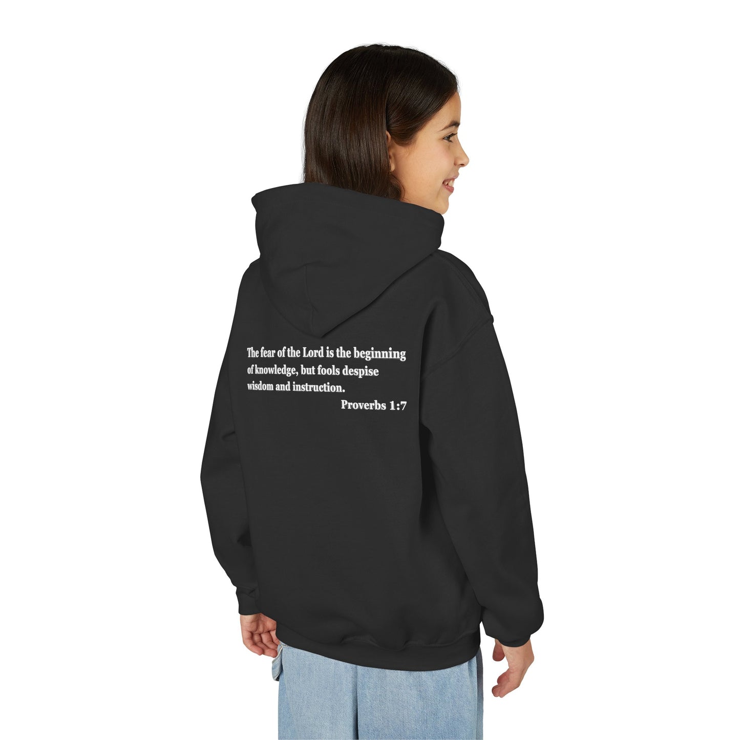 "Proverbs a Day" Retro Wisdom Youth Hoodie