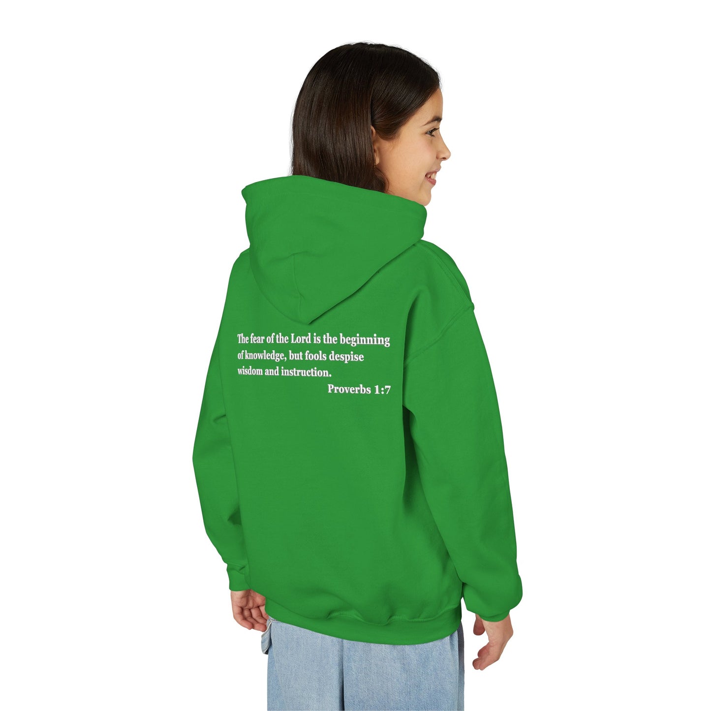 "Proverbs a Day" Retro Wisdom Youth Hoodie