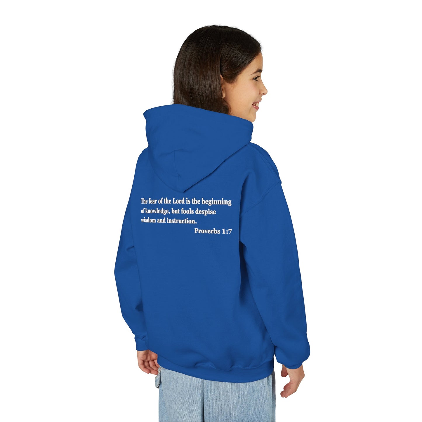"Proverbs a Day" Retro Wisdom Youth Hoodie