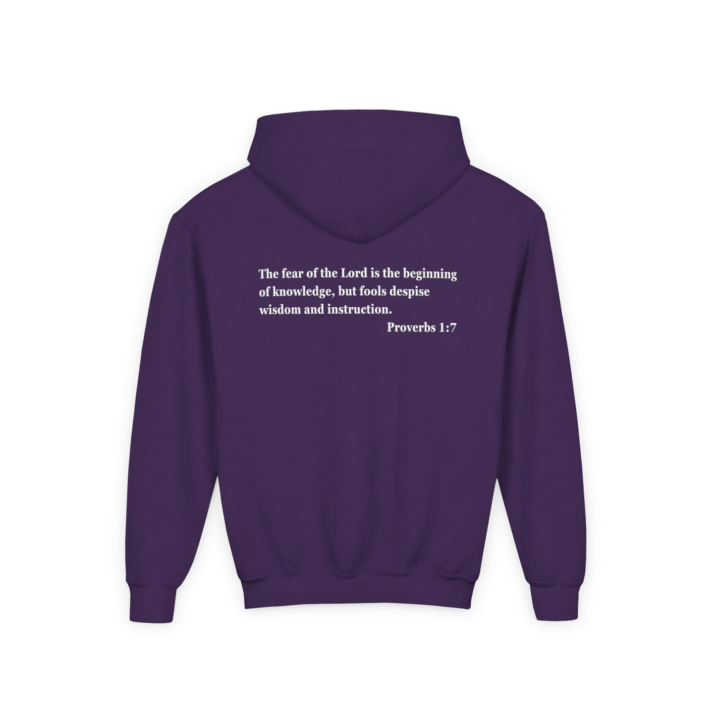 "Proverbs a Day" Retro Wisdom Youth Hoodie
