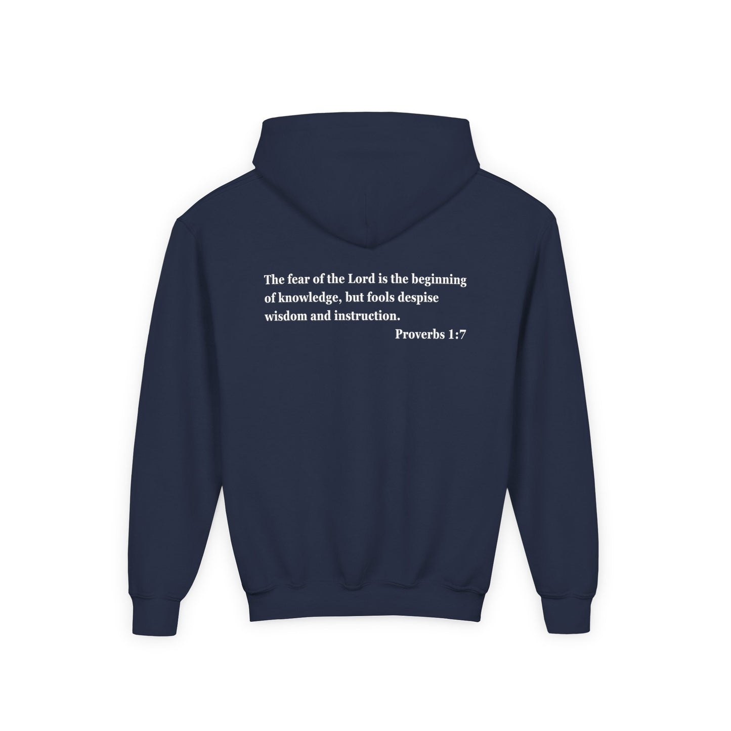 "Proverbs a Day" Retro Wisdom Youth Hoodie