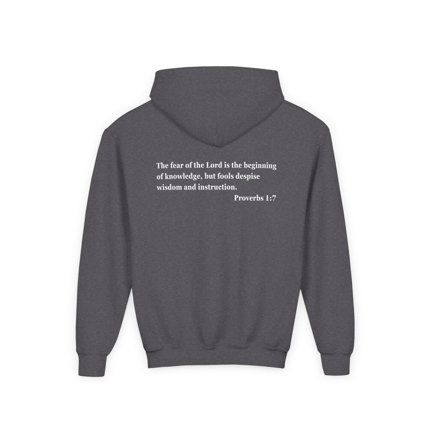 "Proverbs a Day" Retro Wisdom Youth Hoodie