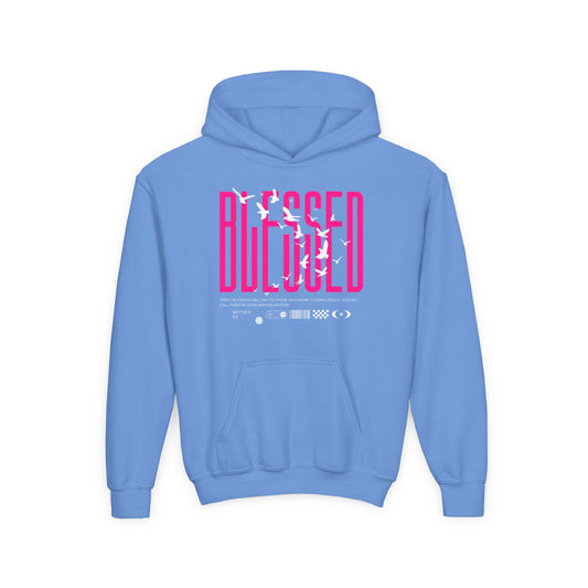 "Blessed" Matthew 5:9 Youth Hoodie