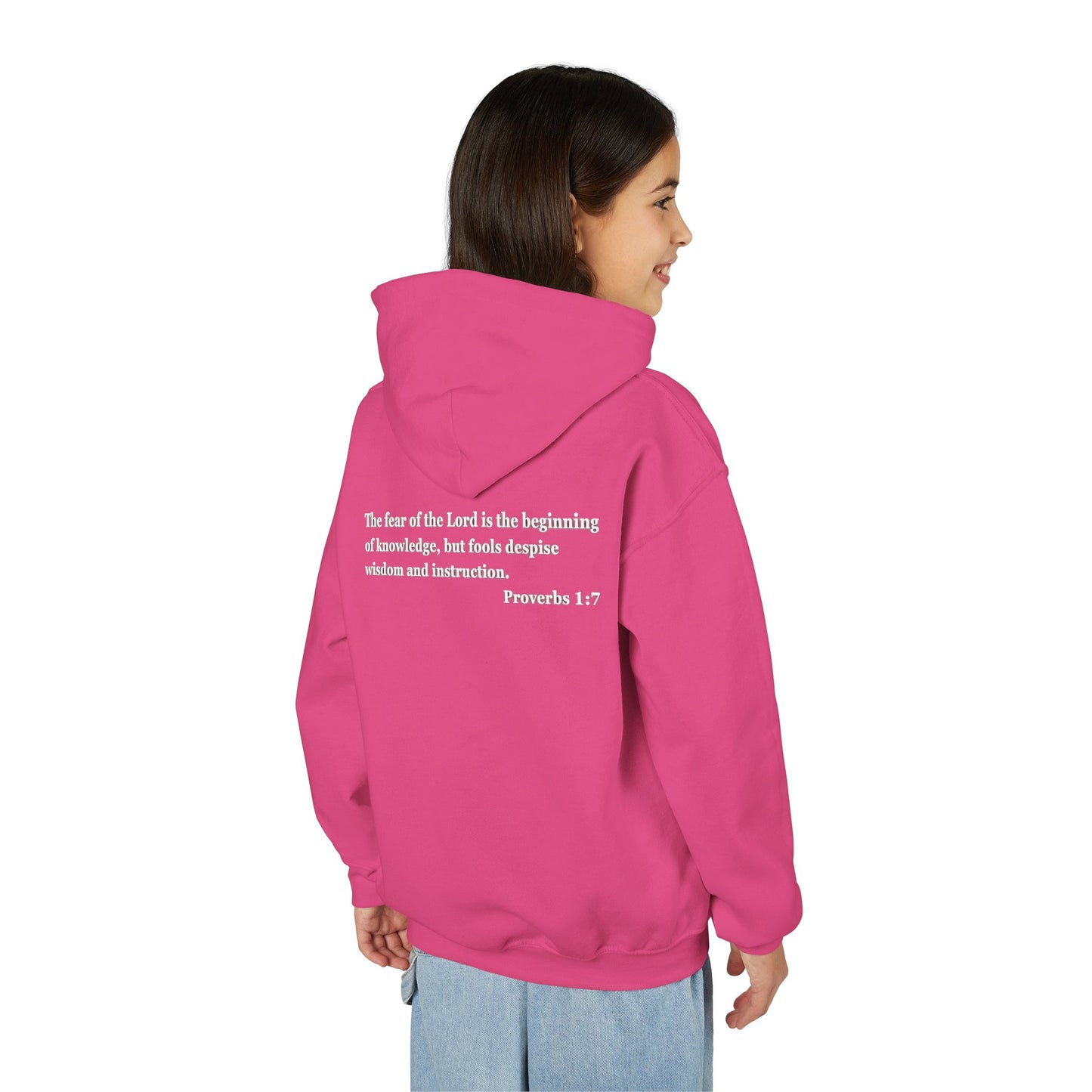 "Proverbs a Day" Retro Wisdom Youth Hoodie