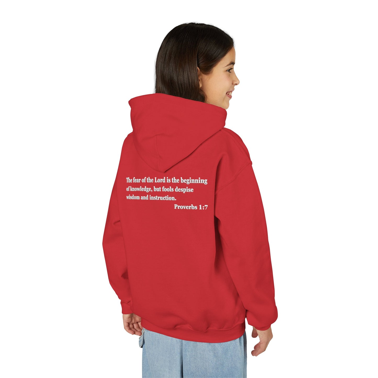 "Proverbs a Day" Retro Wisdom Youth Hoodie