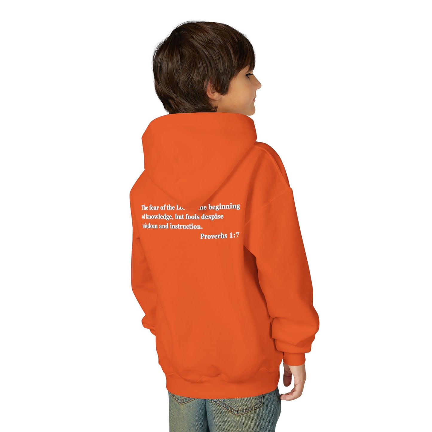 "Proverbs a Day" Retro Wisdom Youth Hoodie