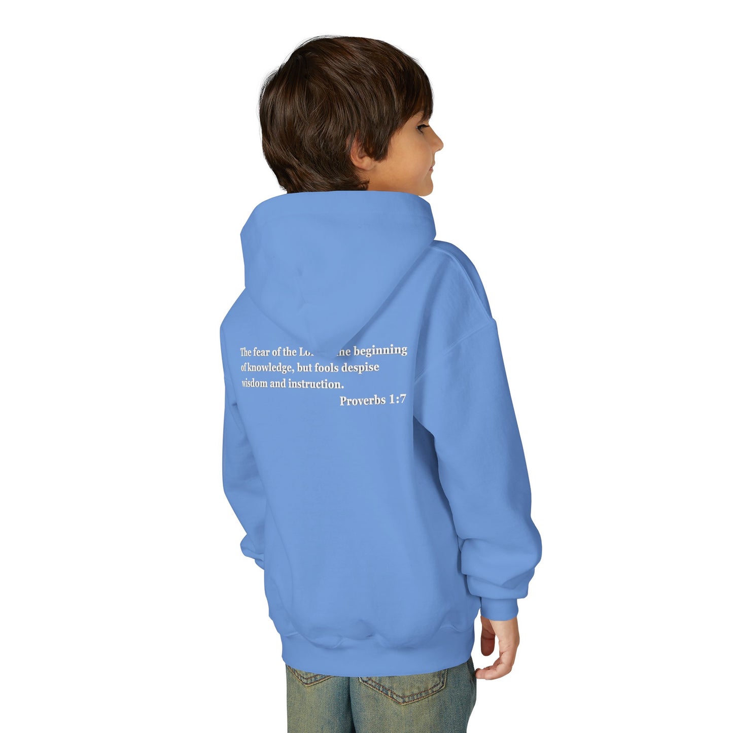 "Proverbs a Day" Retro Wisdom Youth Hoodie
