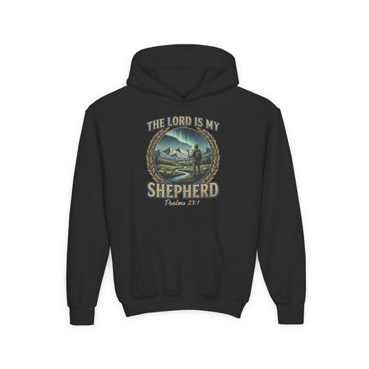 "The Lord Is My Shepherd" Psalm 23:1 Youth Hoodie