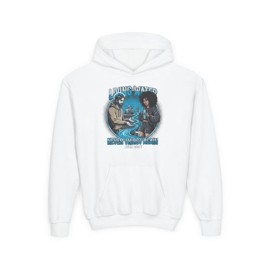 "Living Water" John 4:14 Youth Hoodie