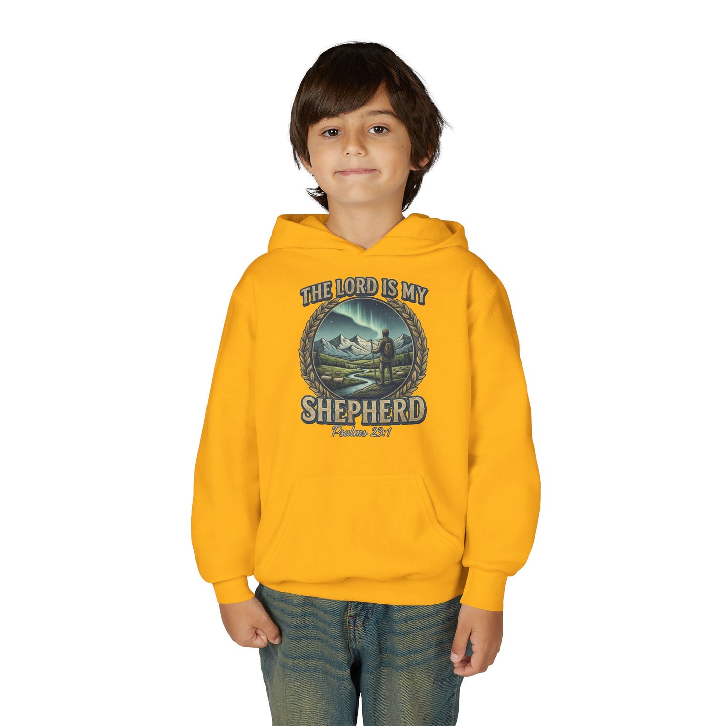 "The Lord Is My Shepherd" Psalm 23:1 Youth Hoodie