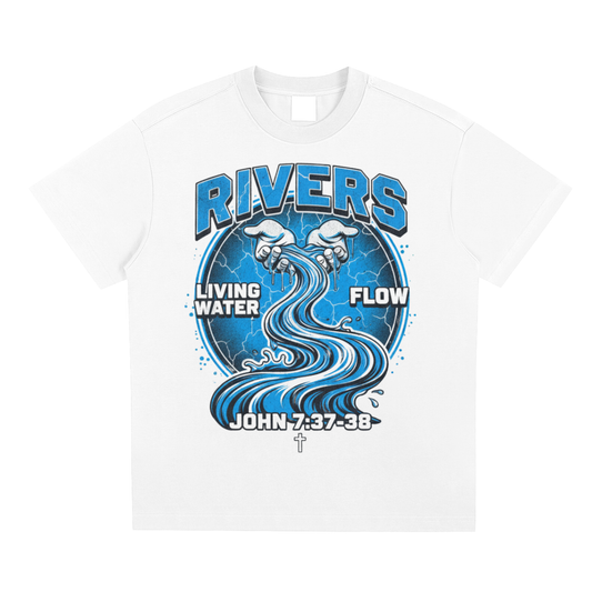 The "FOREVER RIVERS " Quick-Dry Cooling Tee
