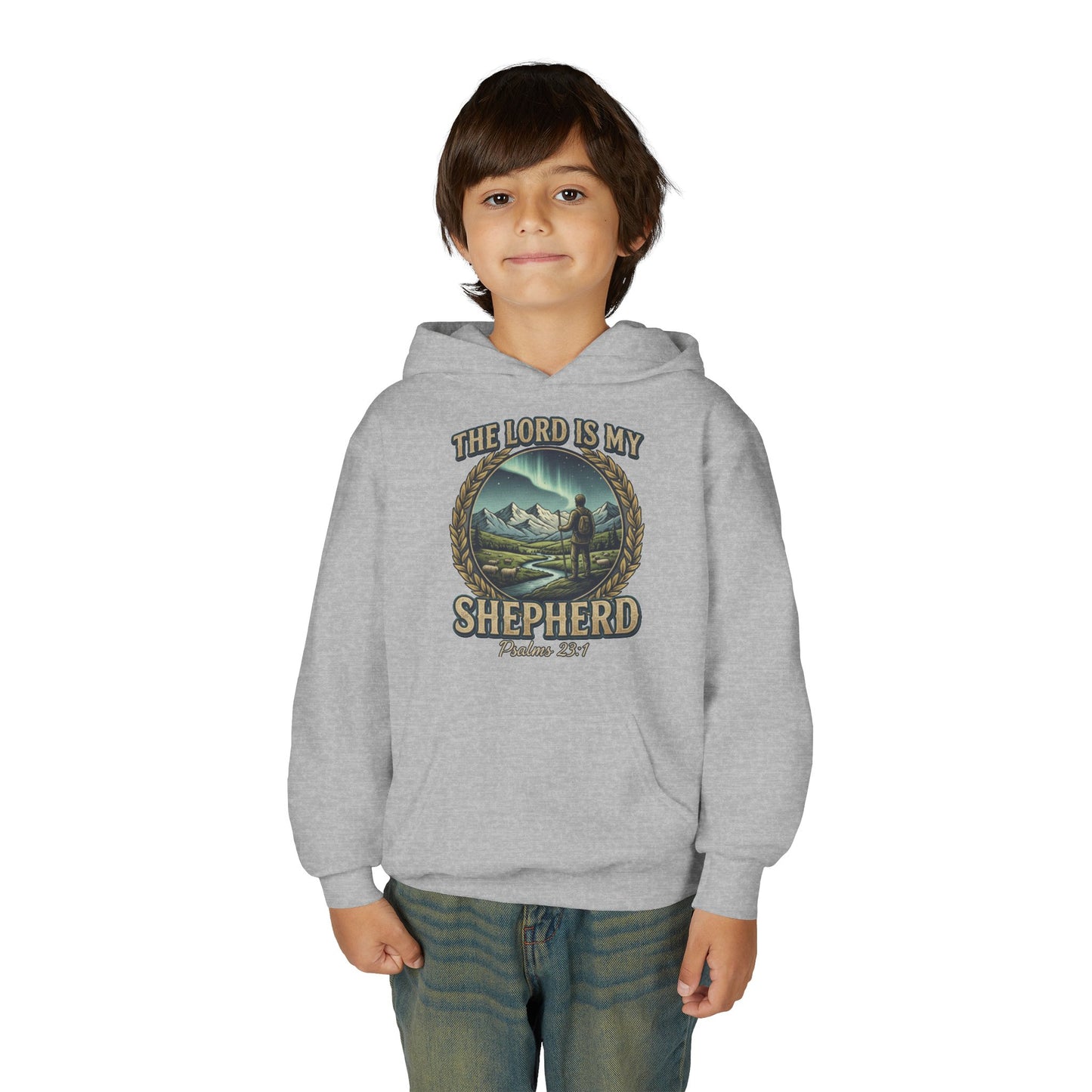 "The Lord Is My Shepherd" Psalm 23:1 Youth Hoodie