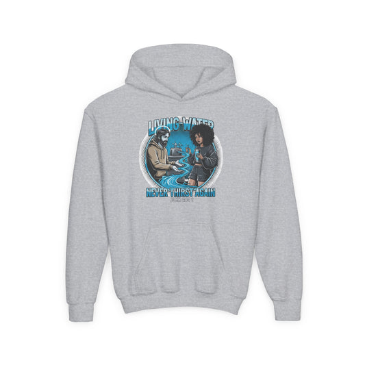 "Living Water" John 4:14 Youth Hoodie