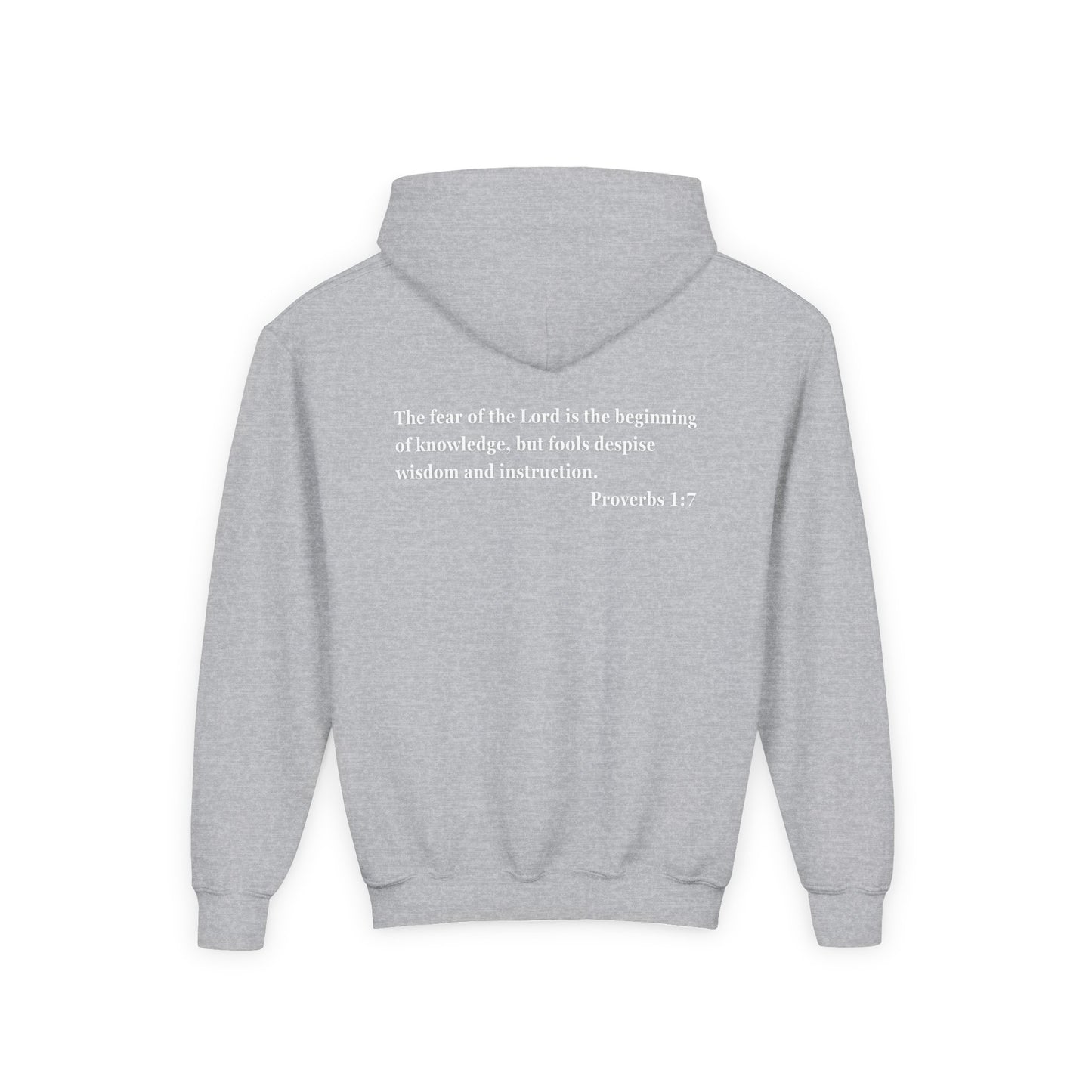 "Proverbs a Day" Retro Wisdom Youth Hoodie