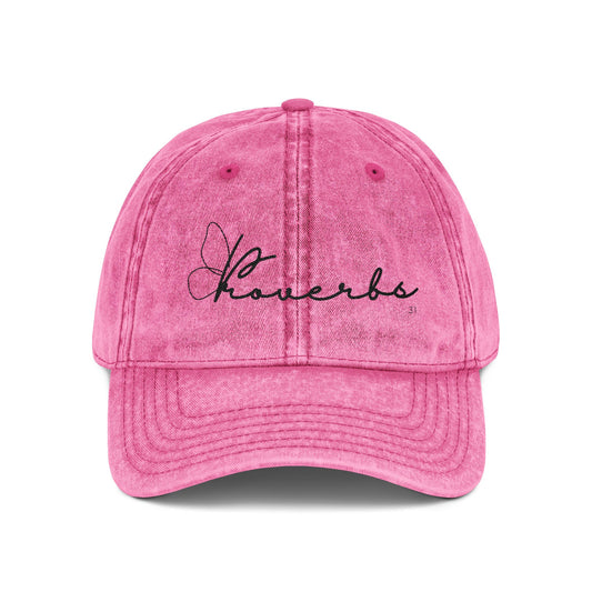 "Proverbs 31 Butterfly" Vintage Cap