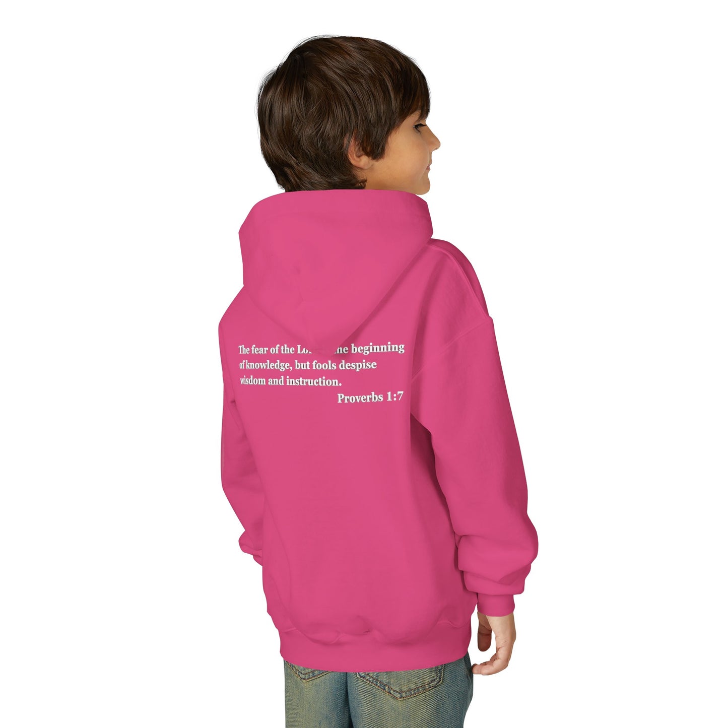"Proverbs a Day" Retro Wisdom Youth Hoodie