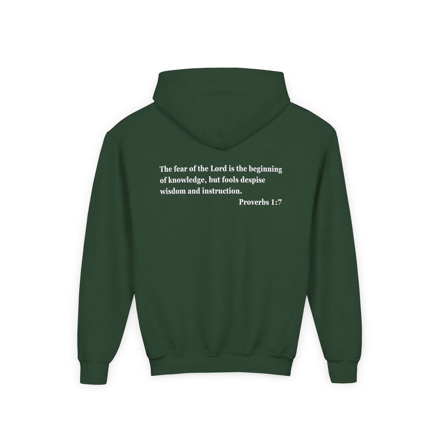 "Proverbs a Day" Retro Wisdom Youth Hoodie