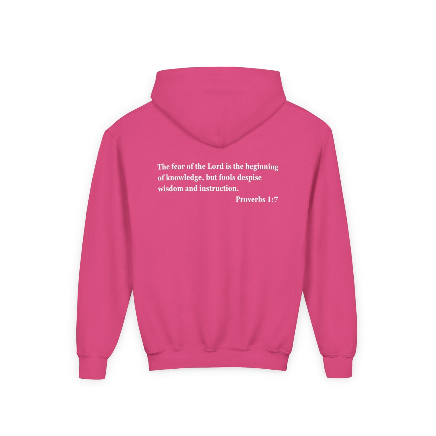 "Proverbs a Day" Retro Wisdom Youth Hoodie
