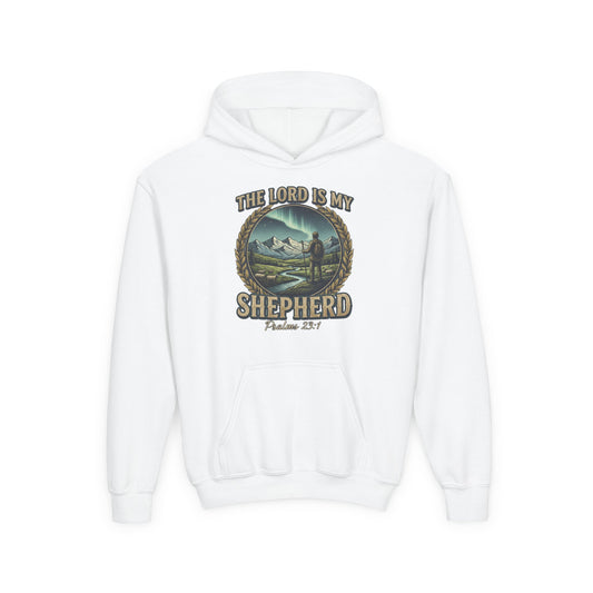 "The Lord Is My Shepherd" Psalm 23:1 Youth Hoodie