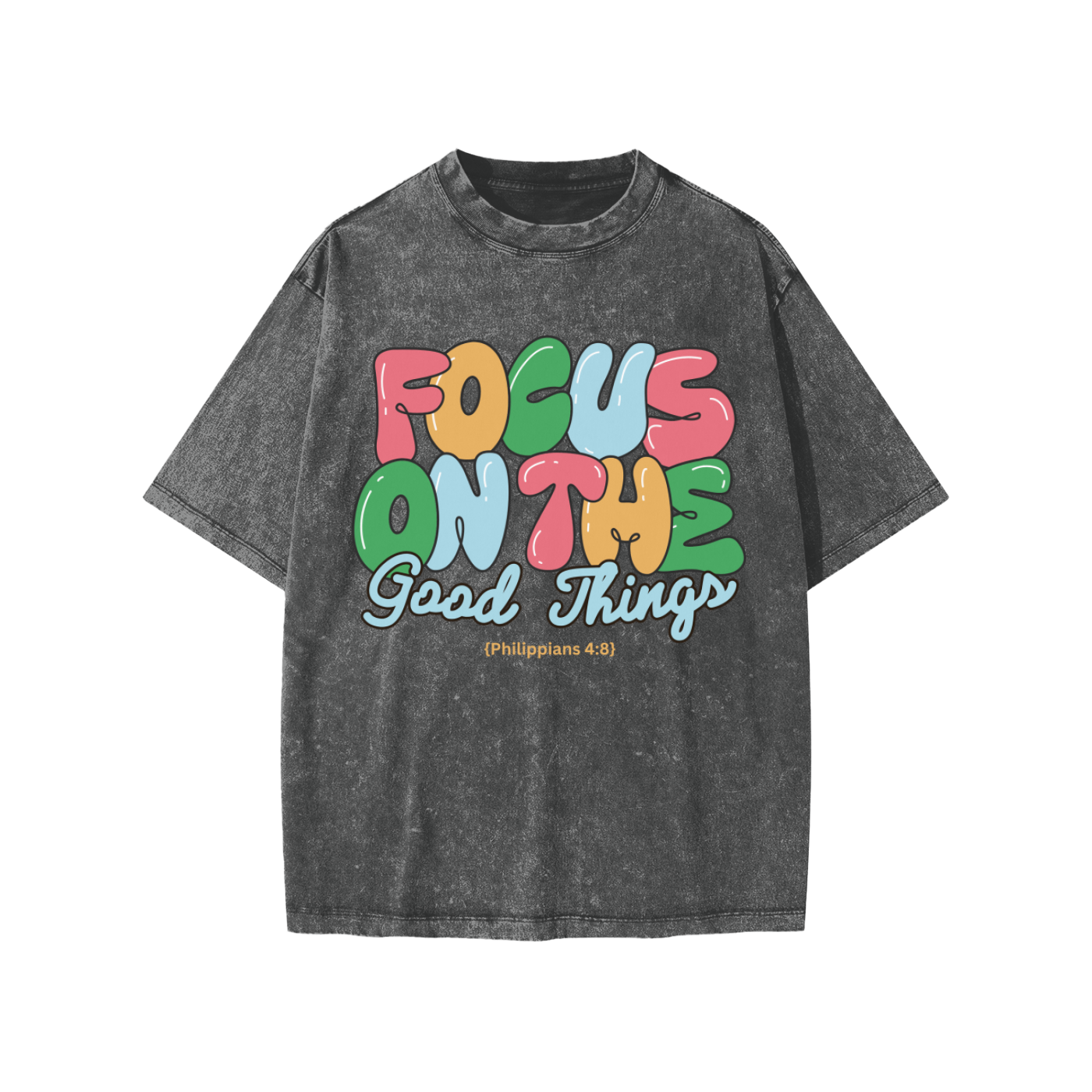 "Good Vibes Only" Kids' T-Shirt - Snow Wash Tee
