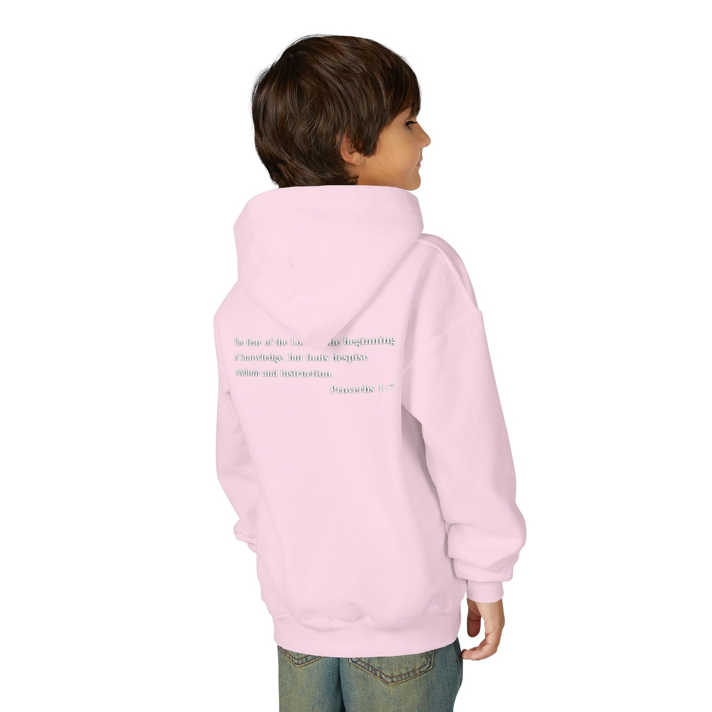 "Proverbs a Day" Retro Wisdom Youth Hoodie