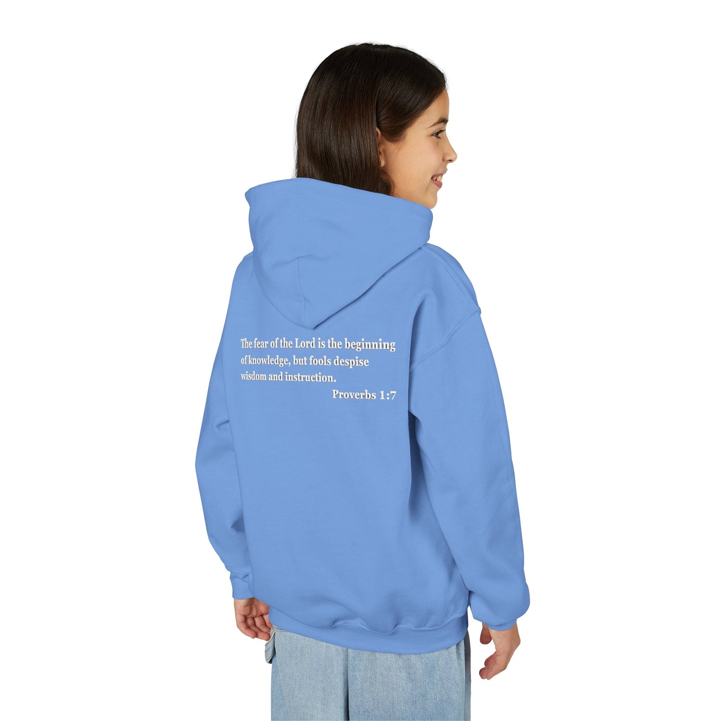 "Proverbs a Day" Retro Wisdom Youth Hoodie