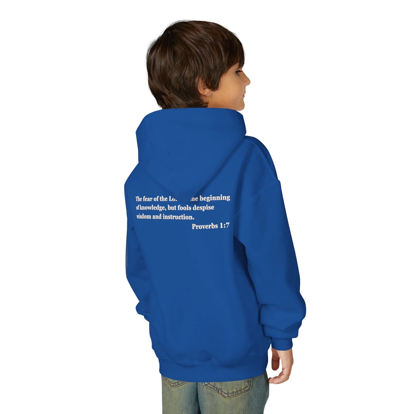 "Proverbs a Day" Retro Wisdom Youth Hoodie