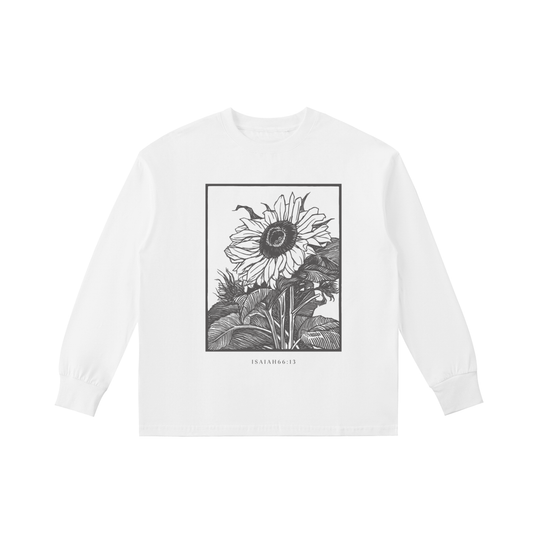The Comfort Bloom Long-Sleeve T-Shirt (Isaiah 66:13)