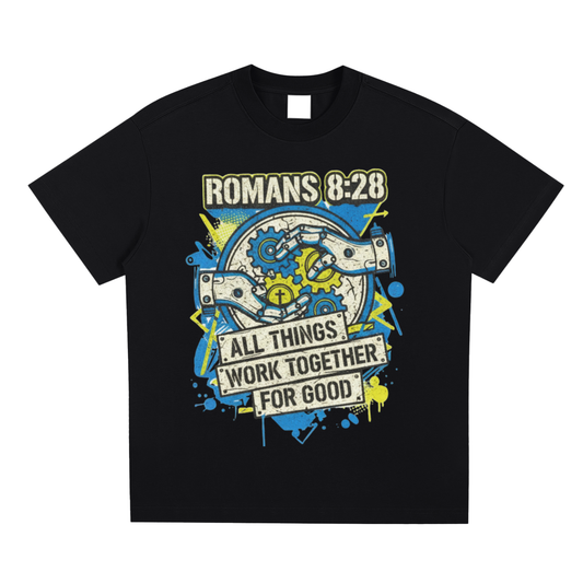 The "ROMANS 8:28" Gear T-Shirt