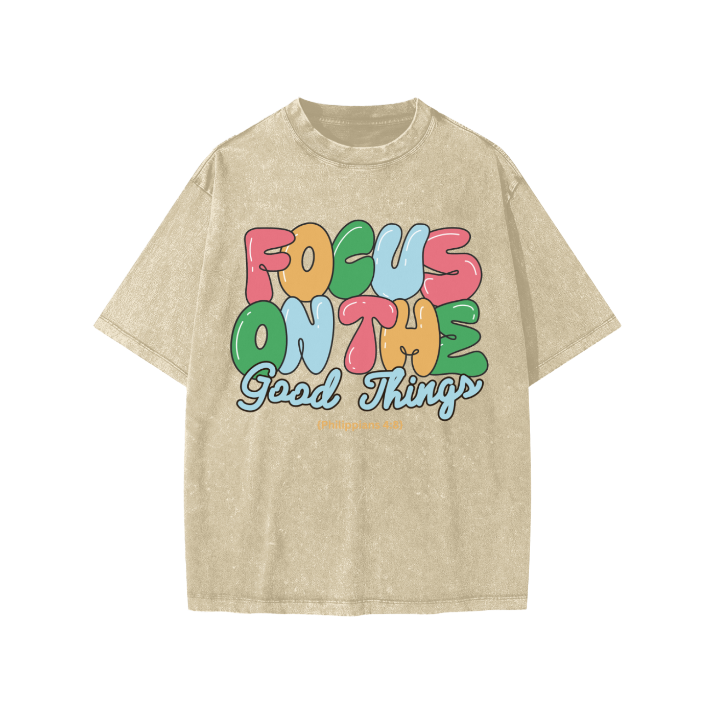 "Good Vibes Only" Kids' T-Shirt - Snow Wash Tee