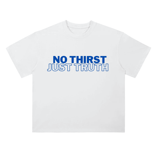 Wellspring of Trust - Never Thirst Again Heavyweight Drop Shoulder Cotton T-Shirt