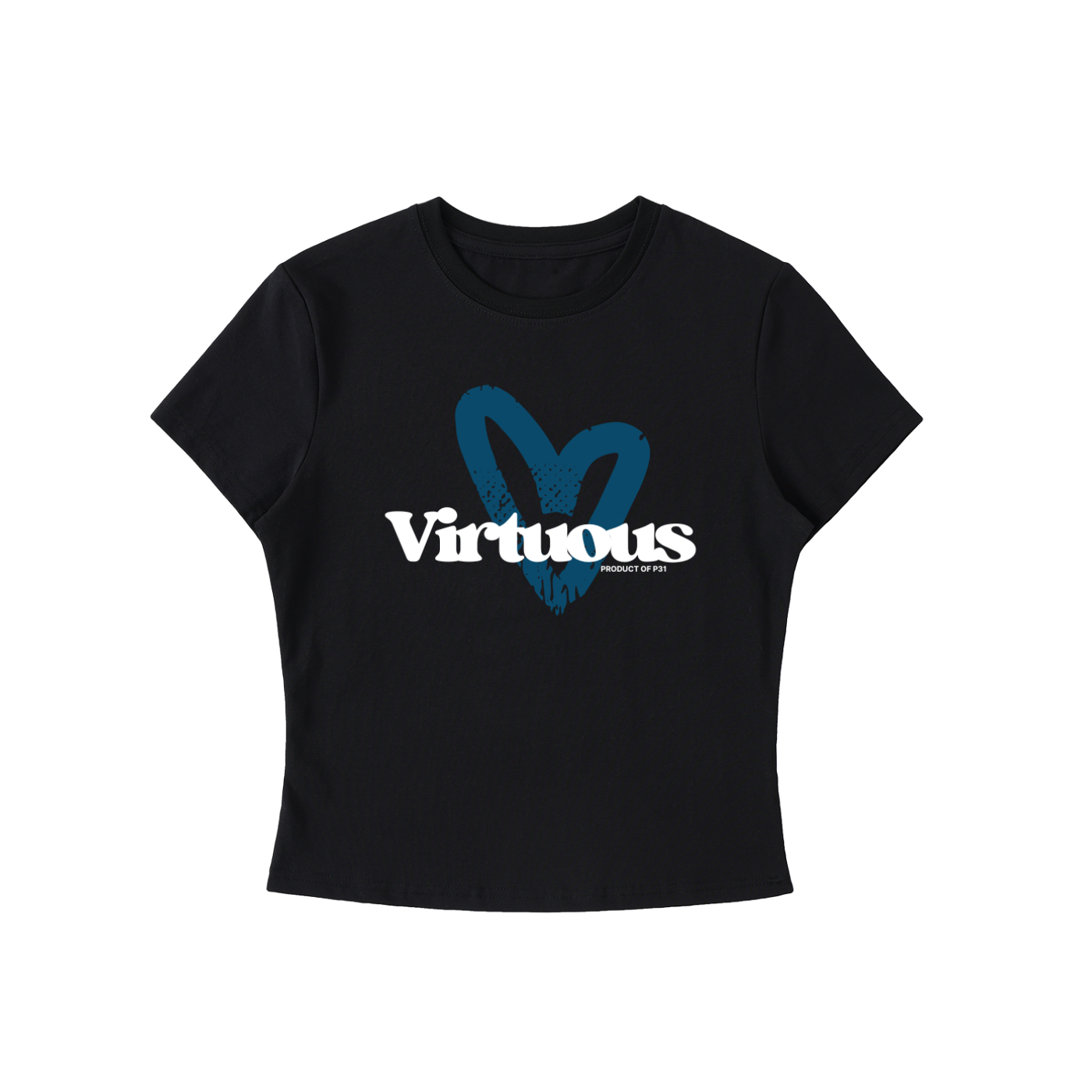The "Virtuous" Bodycon T-Shirt 2.0 | Product of P31 Bodycon Crewneck T-Shirt